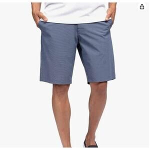 TRAVISMATHEW | Men's Beck Blue Heather Golf Shorts | Size 36